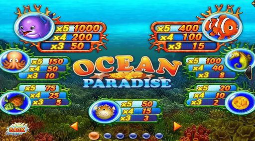 รีวิวเกม Ocean Paradise จาก slotxo เกมสล็อตทำเงินดีที่สุด2021