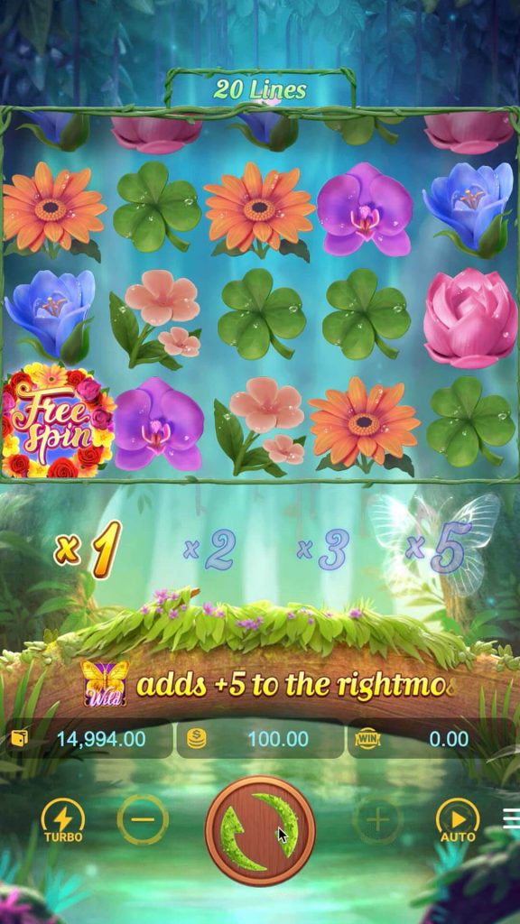 ลักษณะของเกม Butterfly Blossom