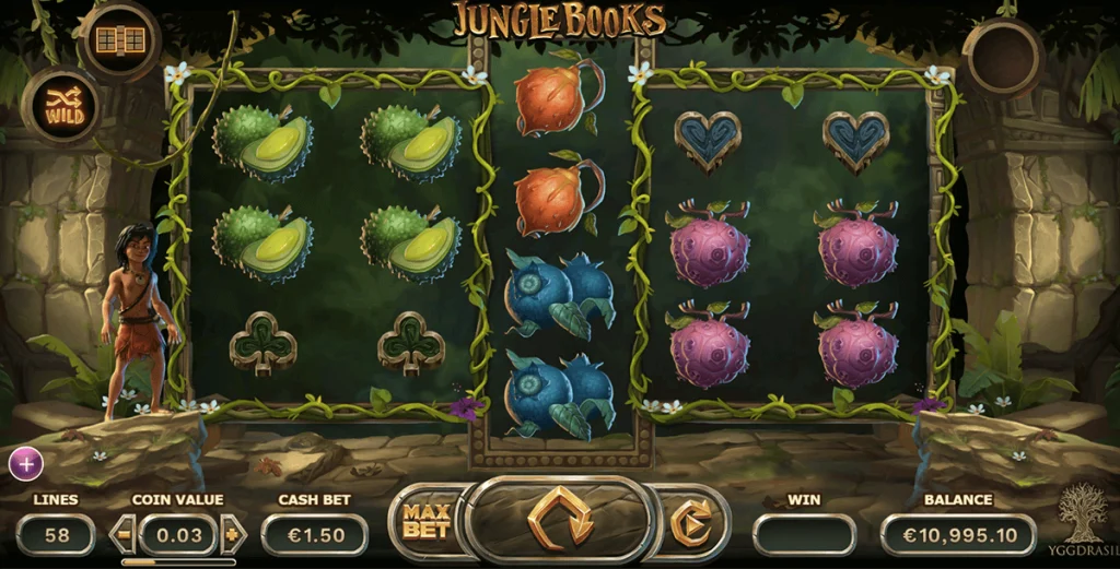 ลักษณะของเกม Jungle Books